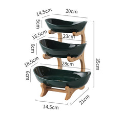 Serving tray with 3 tiers use for any occasional need, brunch, holidays, hosting etc.