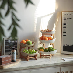 Serving tray with 3 tiers use for any occasional need, brunch, holidays, hosting etc.