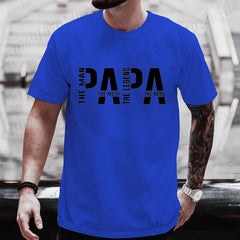 Papa The Man The Myth The Legend - T-shirt for Men