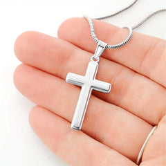 Cross Necklace - Father's Day Gift, Birthday Gift