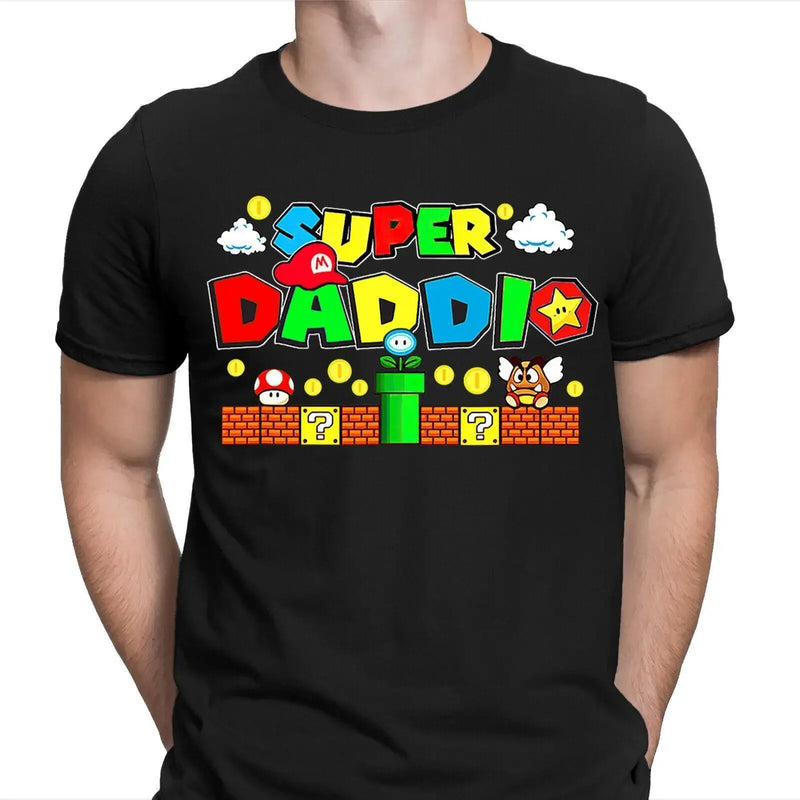 Super Daddio Fathers Day Novelty Birthday Shirts Gift For Daddy,