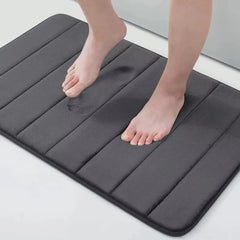 Ultra-Soft Memory Foam Bath Mat – Super Absorbent Non-Slip Bathroom Rug with Quick-Dry Technology for Shower & Tub